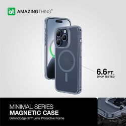 Amazing Thing Minimal MAG Drop Proof for iPhone 15 Pro MAX with Magsafe Case Cover - Blue